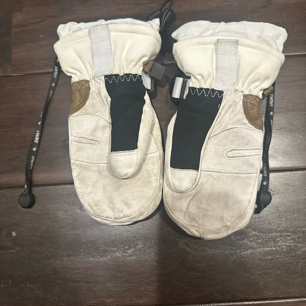 SWANY White Kids Mittens